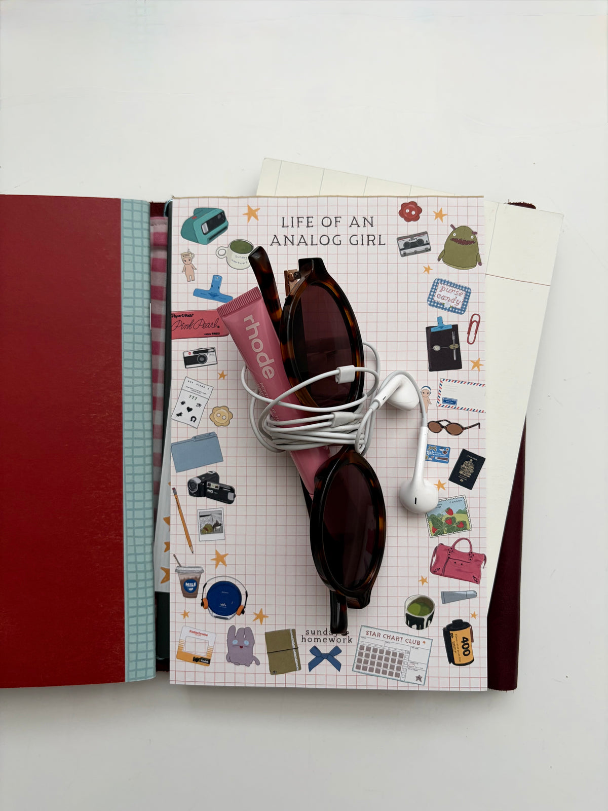 life of an analog girl notepad