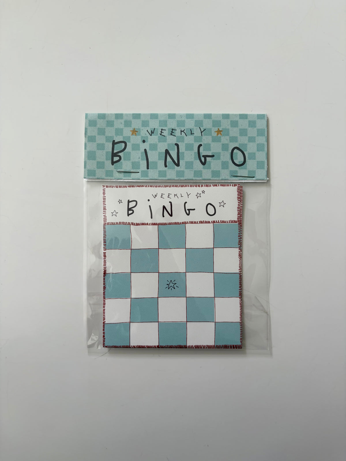 weekly bingo stickers - 4 pack