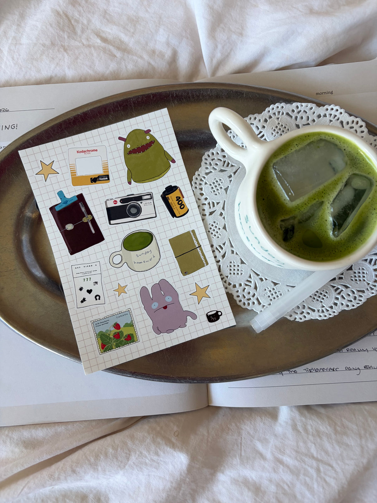 sunday favourites sticker sheet